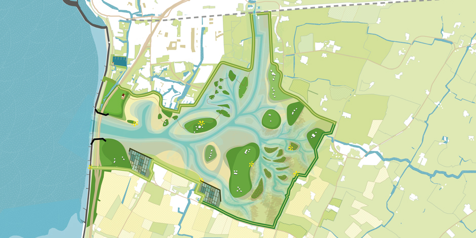 binnendijks toepassen havenslib Harlingen